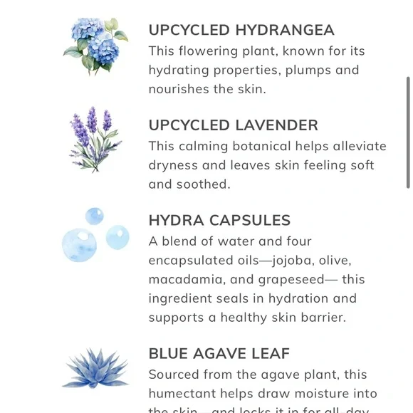 BYROE New York Hydrangea Tea Intensive Hydration Serum - Gold and White - Picture 5 of 7